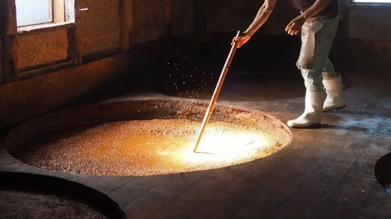 ヤマロク醬油の醸造工程