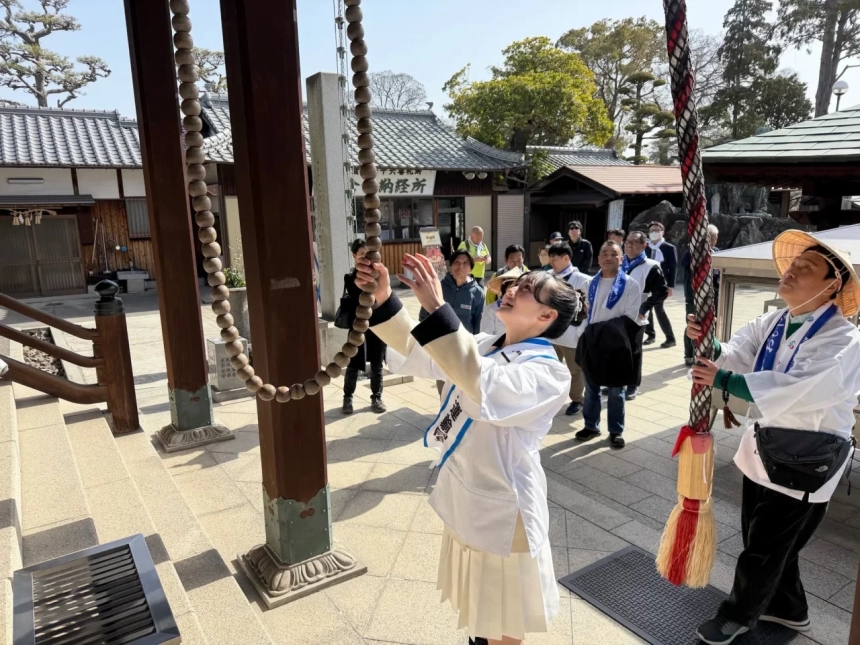 金倉寺での参拝